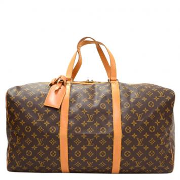 Pre Owned Louis Vuitton Monogram Canvas Sac Souple 55 Travel Bag
