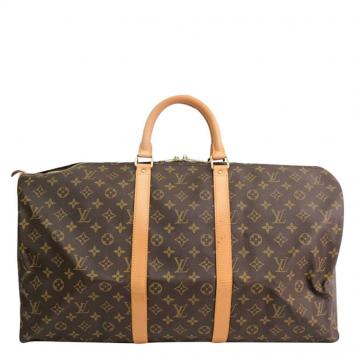 Pre Owned Louis Vuitton Monogram Canvas Keepall 55