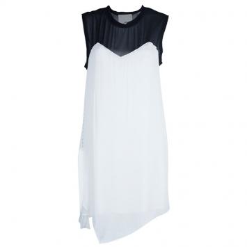Pre Owned 3.1 Phillip Lim Black and White Sleeveless Dress M