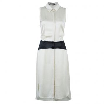 Pre Owned Alexander Wang Off-white Shirt Dress M