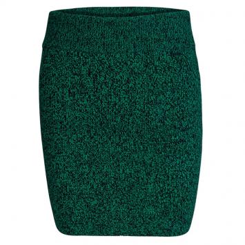 Pre Owned T by Alexander Wang Green Slub Wool Skirt XS