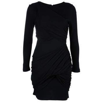 Pre Owned Alice + Olivia Goddess Black Long Sleeve Dress S