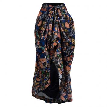 Pre Owned Alice + Olivia Multicolor High-low Skirt XS