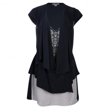مملوكة مسبقًا Antonio Berardi Black Lace Insert Top M