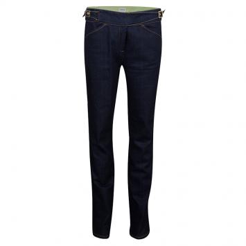Pre Owned Armani Collezioni Indigo Dark Wash Denim Buckle Detail Straigh Fit Jeans M