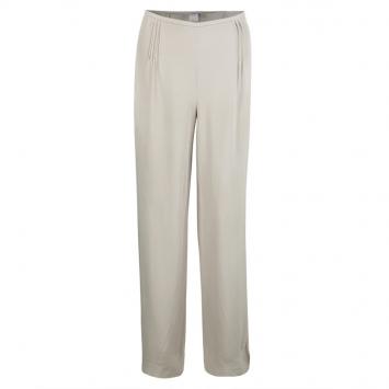 مملوكة مسبقًا Armani Collezioni Beige Wide Leg Pants L