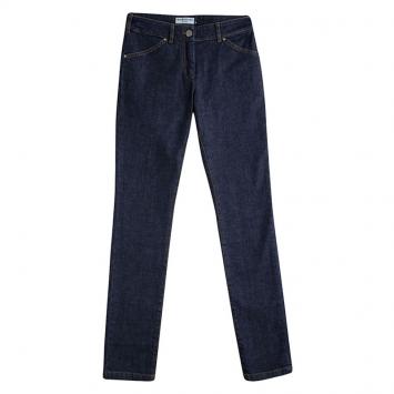 Pre Owned Balenciaga Indigo Dark Wash Denim Skinny Jeans S
