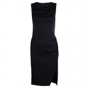Pre Owned Balenciaga Black Bodycon Sleeveless Dress M