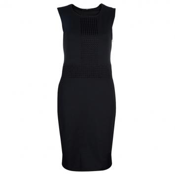 Pre Owned Boss by Hugo Boss Black Sleeveless Dress S