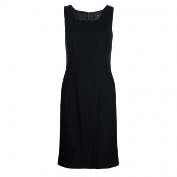 Pre Owned Boss by Hugo Boss Black Daggy Sleeveless Dress S