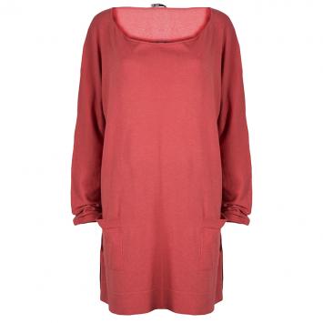 Pre Owned Bottega Veneta Pink Oversized Sweater M