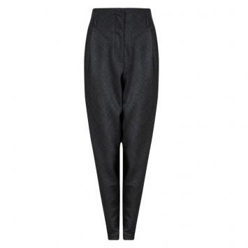 Pre Owned Bottega Veneta Grey Glen Plaid Wool Trousers M