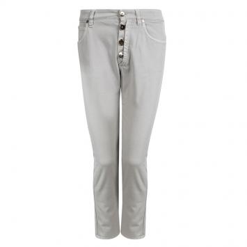 Pre Owned Brunello Cucinelli Grey Denim Boyish Fit Low Slung Jeans M