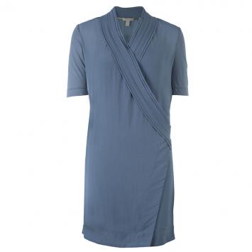 Pre Owned Burberry Brit Grey Rainie Wrap Dress XS