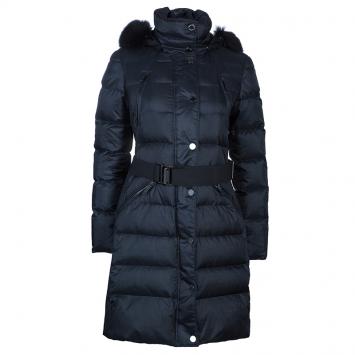 Pre Owned Burberry Down Filled Jacket with Fur Hood S