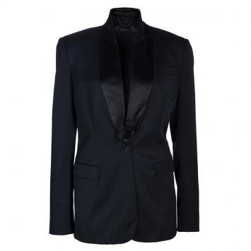 Pre Owned Burberry Prorsum Black Tailored Blazer L