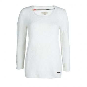 Pre Owned Burberry Brit White Long Sleeve Crew NeckSweater XS