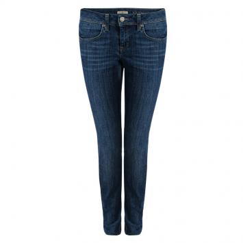 Pre Owned Burberry Brit Indigo Washed Denim Kensington Slim Fit Jeans S/M