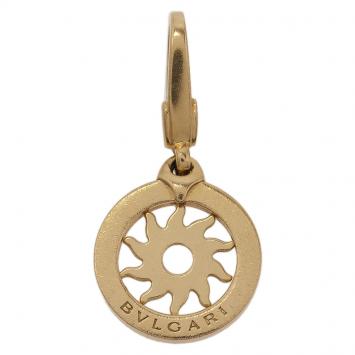 Pre Owned Bvlgari Tondo Sun Yellow Gold Charm