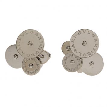 Pre Owned Bvlgari Cicladi White Gold Clip-on Stud Earrings