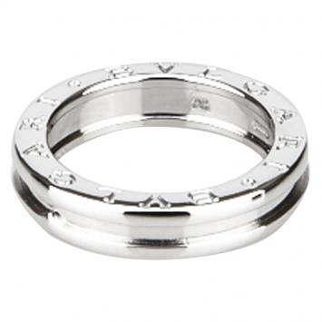 Pre Owned Bvlgari B.zero1 1-Band White Gold Ring Size 54