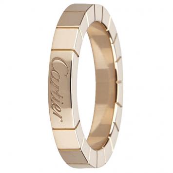 Pre Owned Cartier Lanieres Rose Gold Ring Size 48
