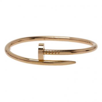 Pre Owned Cartier Juste Un Clou Rose Gold Bracelet 16cm