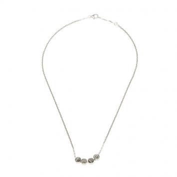 Pre Owned Cartier Love Slide Charms Box Link 18k White Gold Chain Necklace
