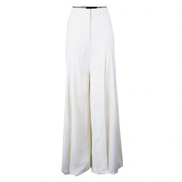 Pre Owned Malandrino White Culotte Pants M