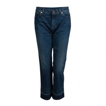 Pre Owned Celine Indigo Faded Denim Boot Cut Jeans M