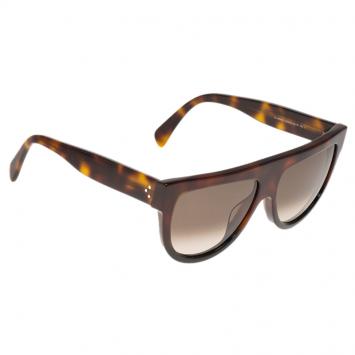 Pre Owned Celine Tortoise Frame Shadow Sunglasses