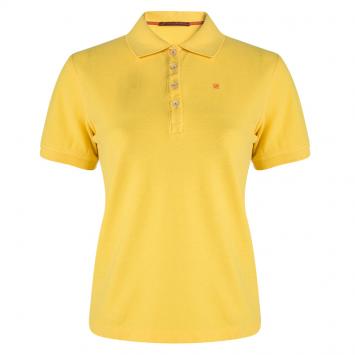 Pre Owned CH Carolina Herrera Yellow Short Sleeve Polo T-Shirt L
