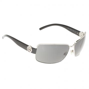 Pre Owned Chanel Black and Silver 4151 Rim Sunglasses
