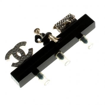 Pre Owned Chanel CC Smartphone Dust Plugs, A Set Of Three Charms
