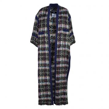 Pre Owned Chanel Purple Long Cardigan XL