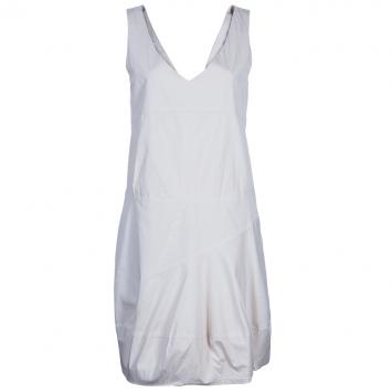 Pre Owned Chloe Beige Wrap Front Sleeveless Dress M