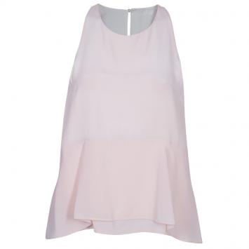Pre Owned Chloe Pale Pink Silk Sleeveless Top  S