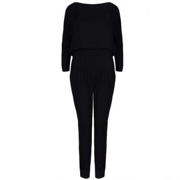 Pre Owned Chloe Black Silk Jumpsuit S