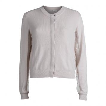 Pre Owned Chloe Blush Pink Cashmere Knit  Cardigan M