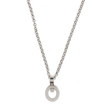 Pre Owned Chopard Very Chopard Diamond White Gold Pendant Necklace