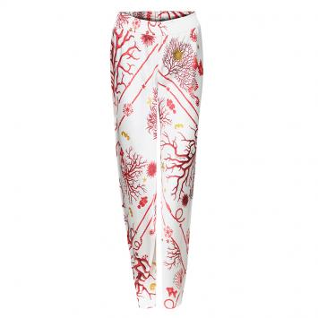 Pre Owned Class by Roberto Cavalli Printed Silk Pants M