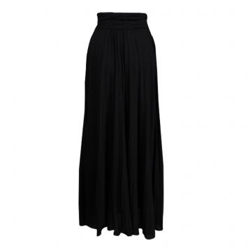 Pre Owned Class by Roberto Cavalli Black Knit Pleated Maxi Skirt S