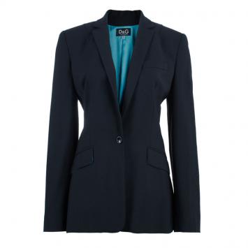 Pre Owned D and G Black Blazer M