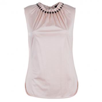 Pre Owned D and G Pale Blush Pink Sleeveless Top S