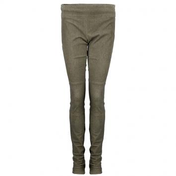 Pre Owned Diane Von Furstenberg Gretel Weathered Leather Pants S