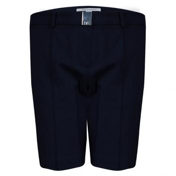 Pre Owned Diane Von Furstenberg Navy Blue Boymuda Shorts  M