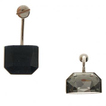 Pre Owned Dior Blue & Green Crystal Set Earrings