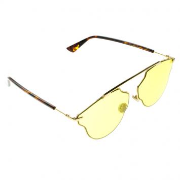 Pre Owned Dior Yellow 000HO So Real Pop Sunglasses 