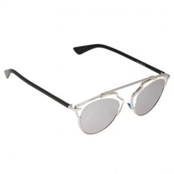 Pre Owned Dior Silver So Real Round Sunglasses 