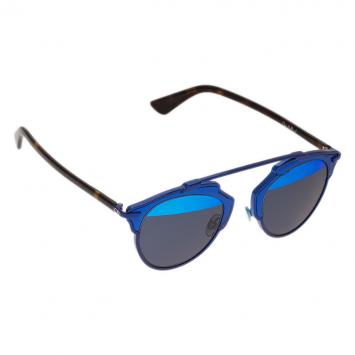 Pre Owned Dior Blue So Real Round Sunglasses